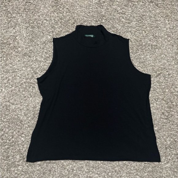 TOP of Ralph Lauren Black Sleeveless Tank Top - Picture 2 of 6